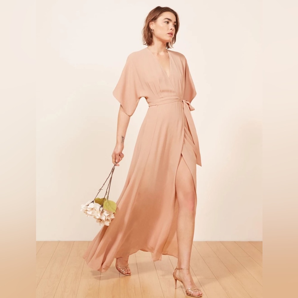 Reformation Winslow Dress in Blush